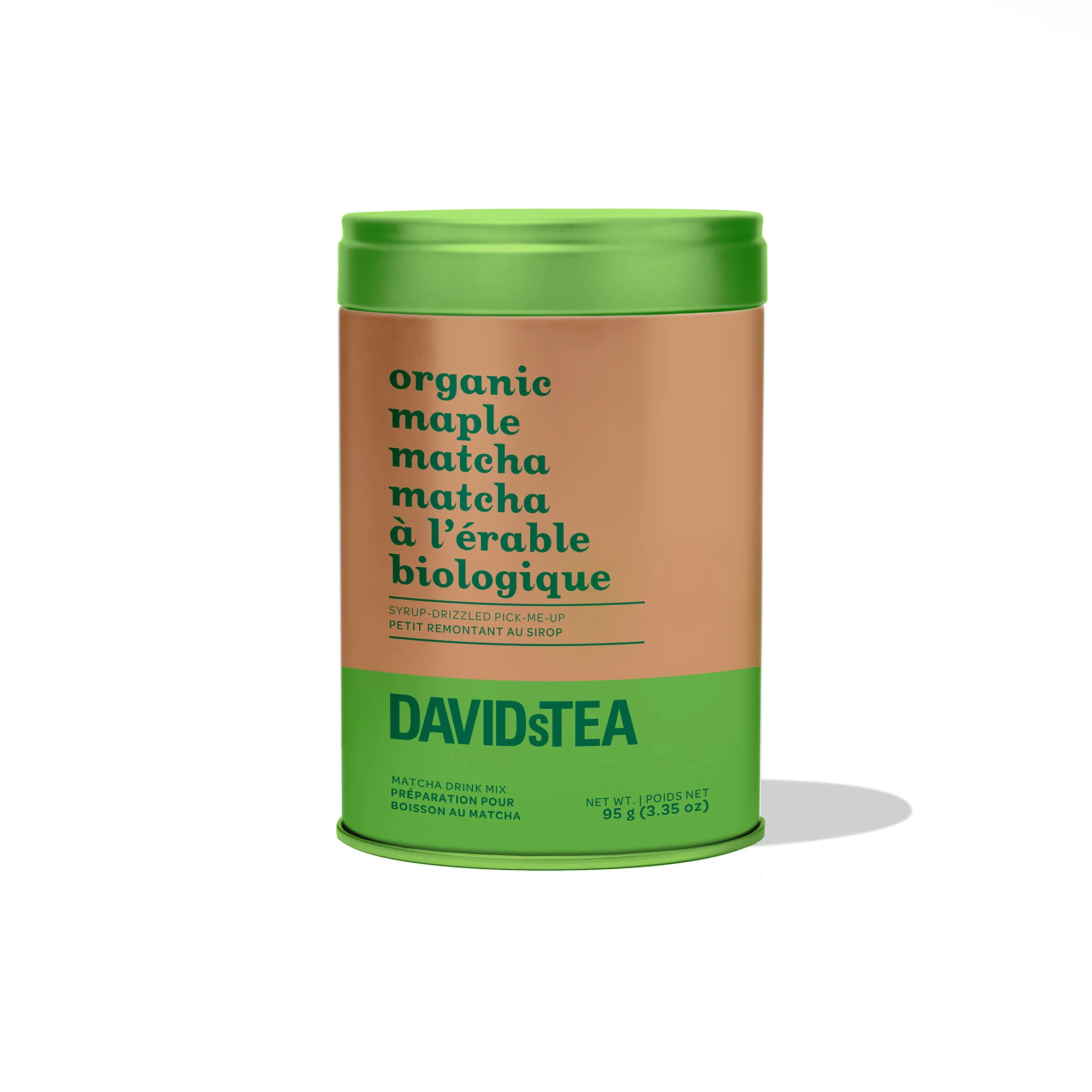 DAVIDsTEA Organic Maple Matcha — Can