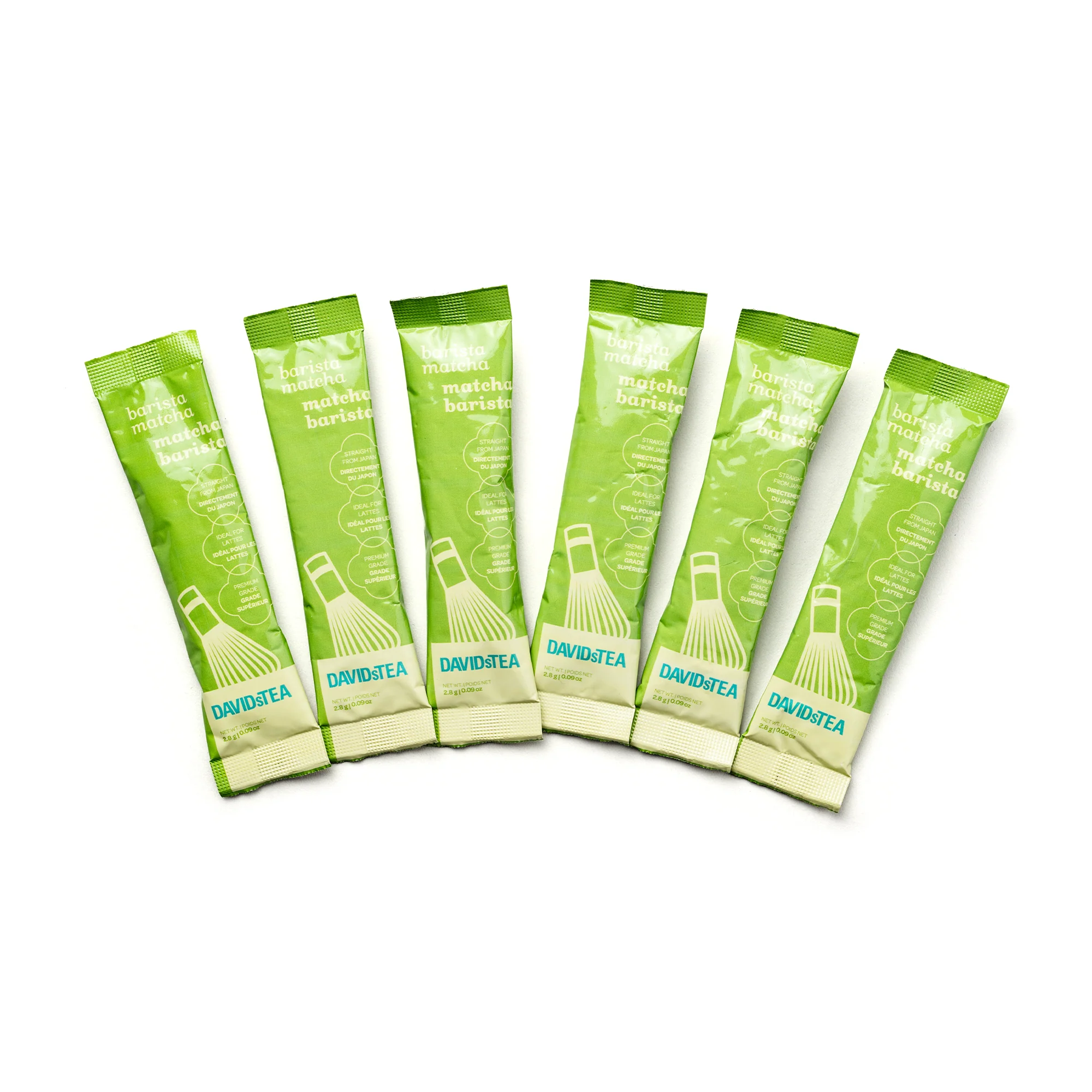 DAVIDsTEA Barista Matcha Pack of 6 Single Serves — Tea - Image 3