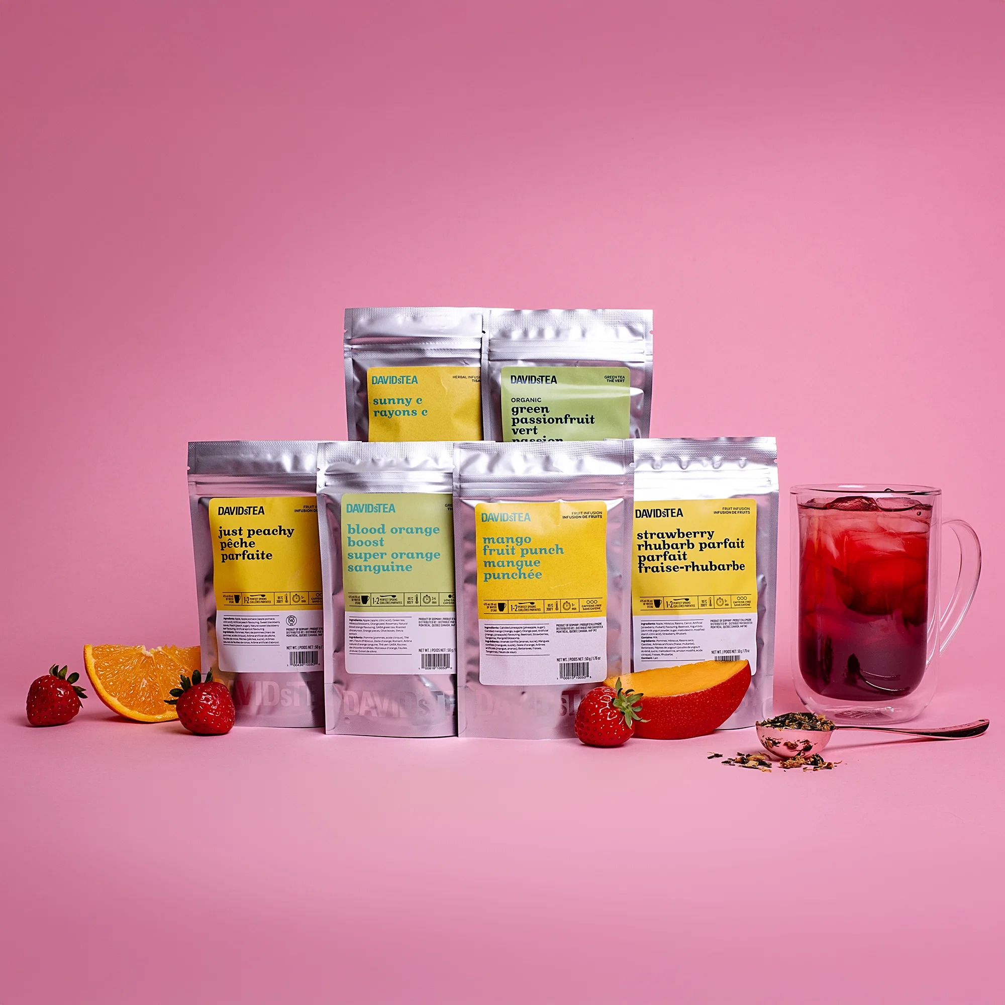 DAVIDsTEA Fruity Tea Discovery Bundle