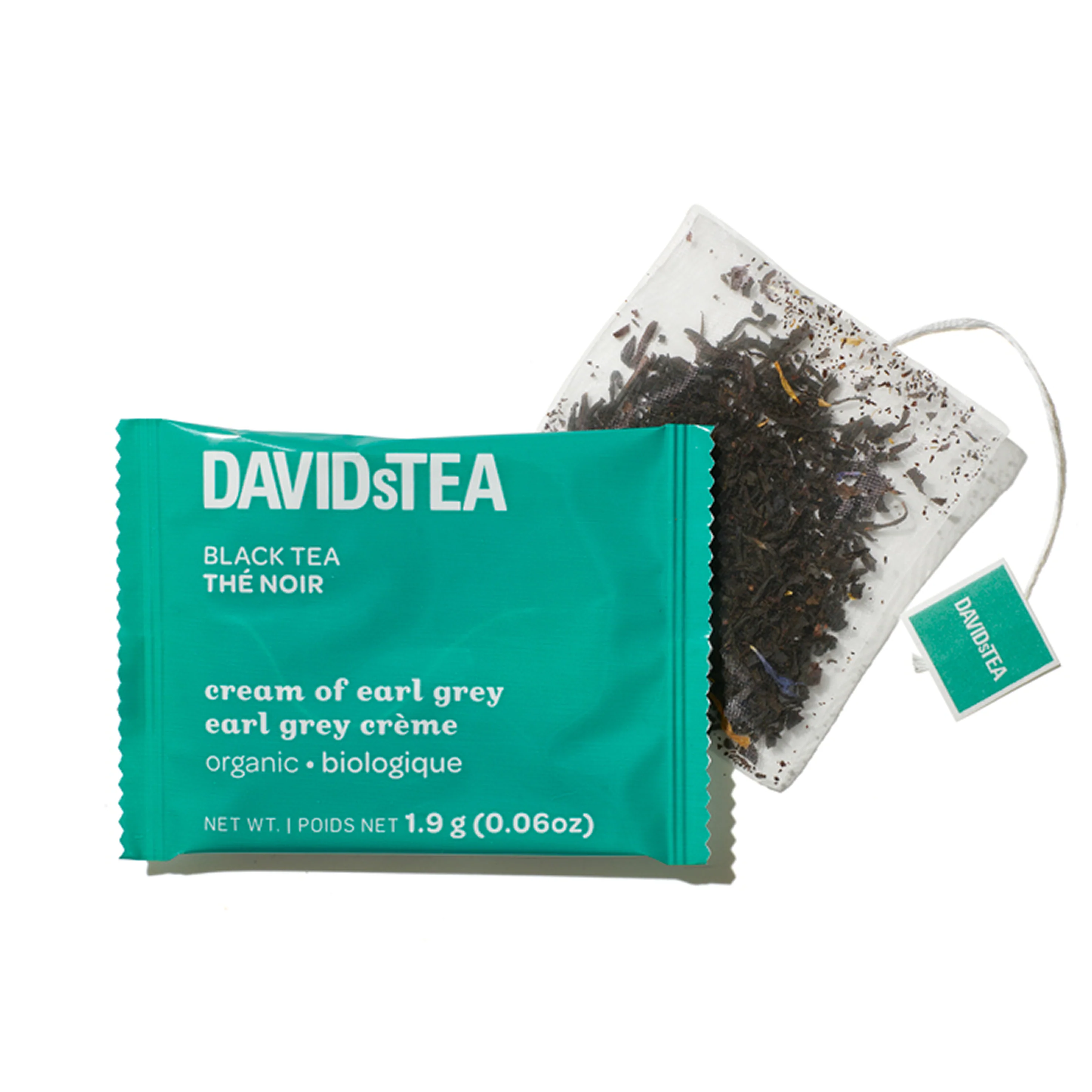DAVIDsTEA Organic Cream of Earl Grey Tea Pack of 12 Sachets — SKU SB-FB6799-6C834CFD169143 - Image 2
