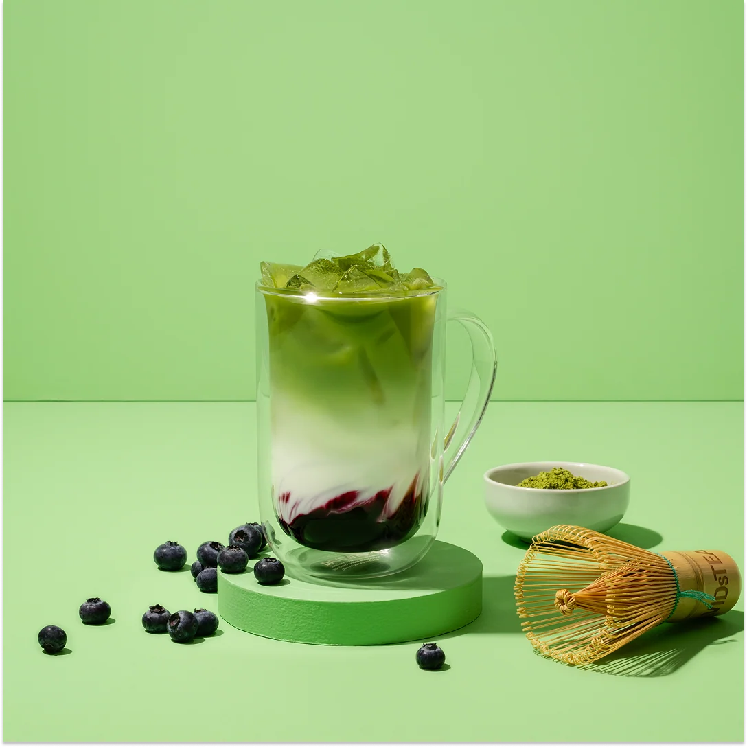 DAVIDsTEA Organic Blueberry Matcha Tea Printed Tin - Image 6