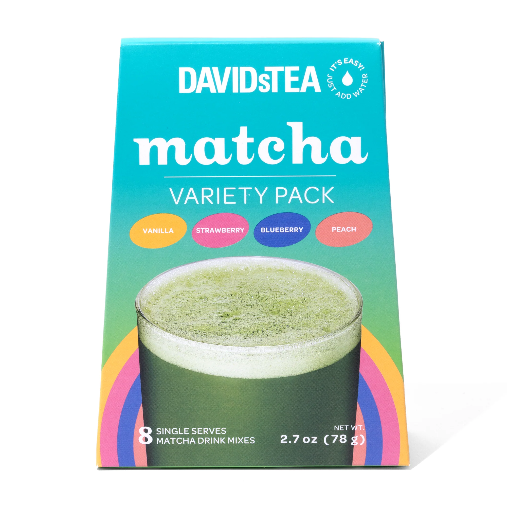 DAVIDsTEA Fruity Matcha Single Serves Variety Pack of 8 — Tea — SKU SB-FB6799-CDAD904C63FCE8