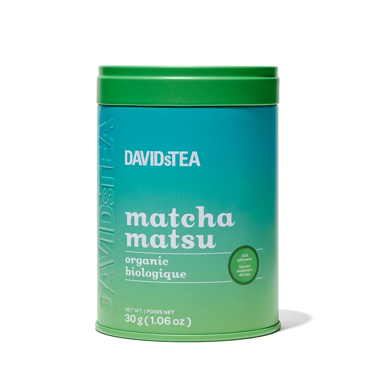 DAVIDsTEA Organic Matcha Matsu — Can - Image 2
