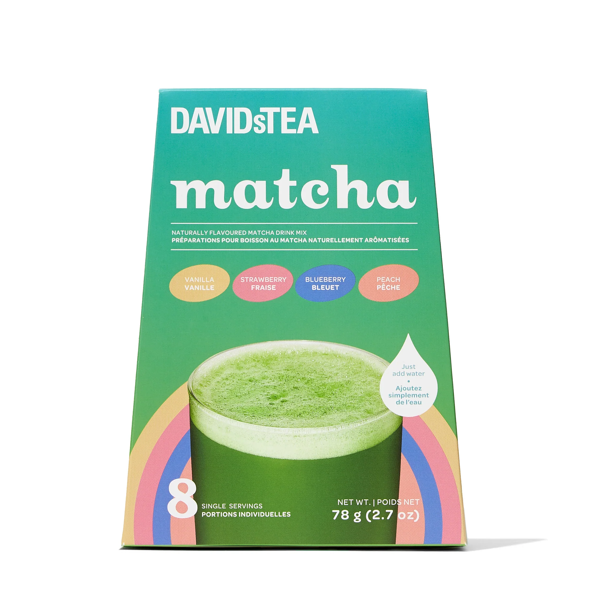 DAVIDsTEA Fruity Matcha Single Serves Variety Pack of 8 — Tea — SKU SB-FB6799-A7FC29F5FA048E