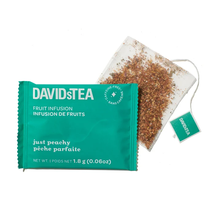 DAVIDsTEA Just Peachy Tea Pack of 12 Sachets — SKU SB-FB6799-5A2C21EEA73ED9 - Image 3