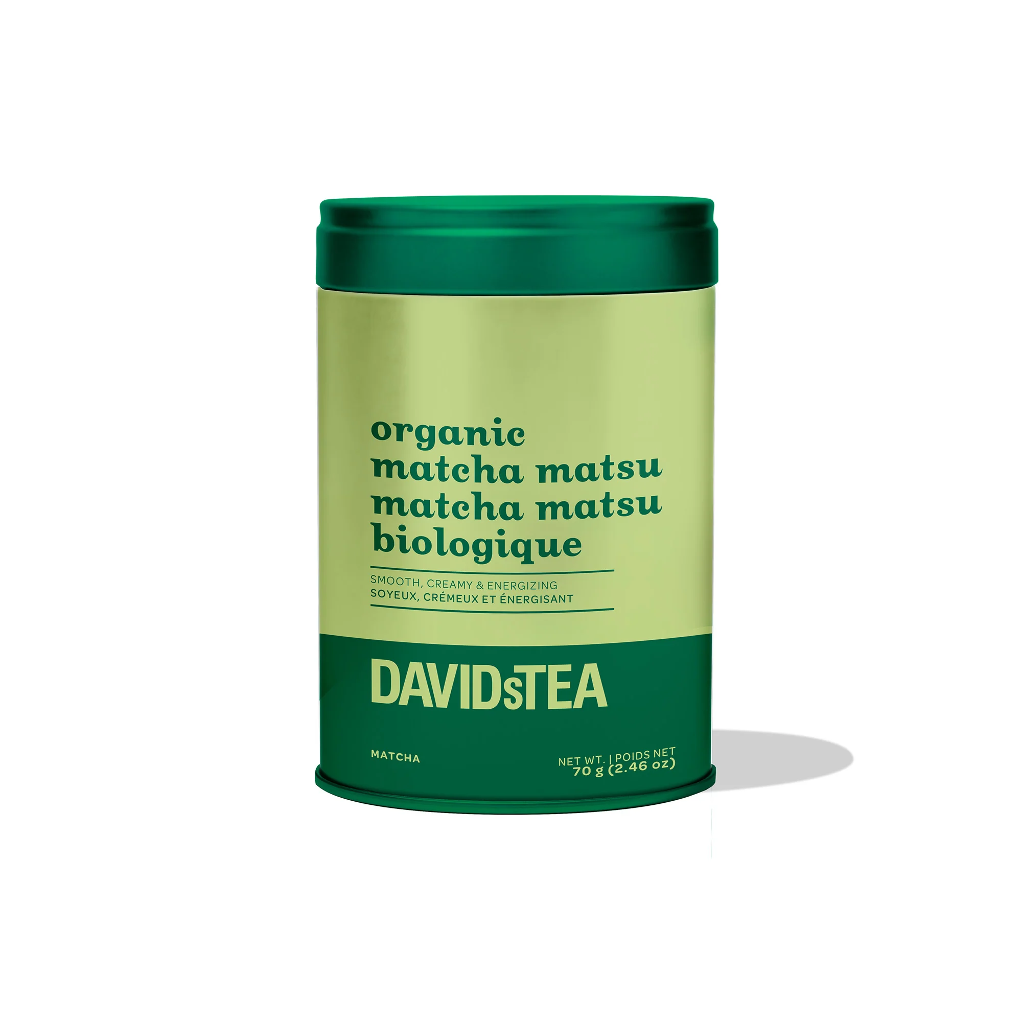 DAVIDsTEA Organic Matcha Matsu — Can - Image 3
