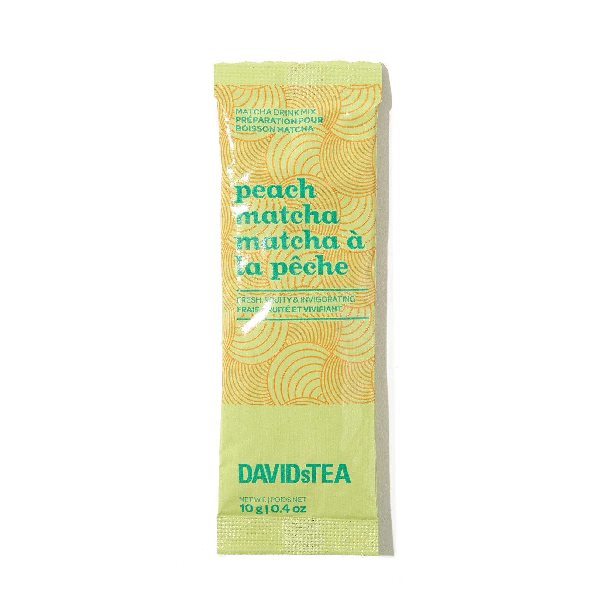 DAVIDsTEA Peach Matcha Single Serves Pack of 48 — Tea