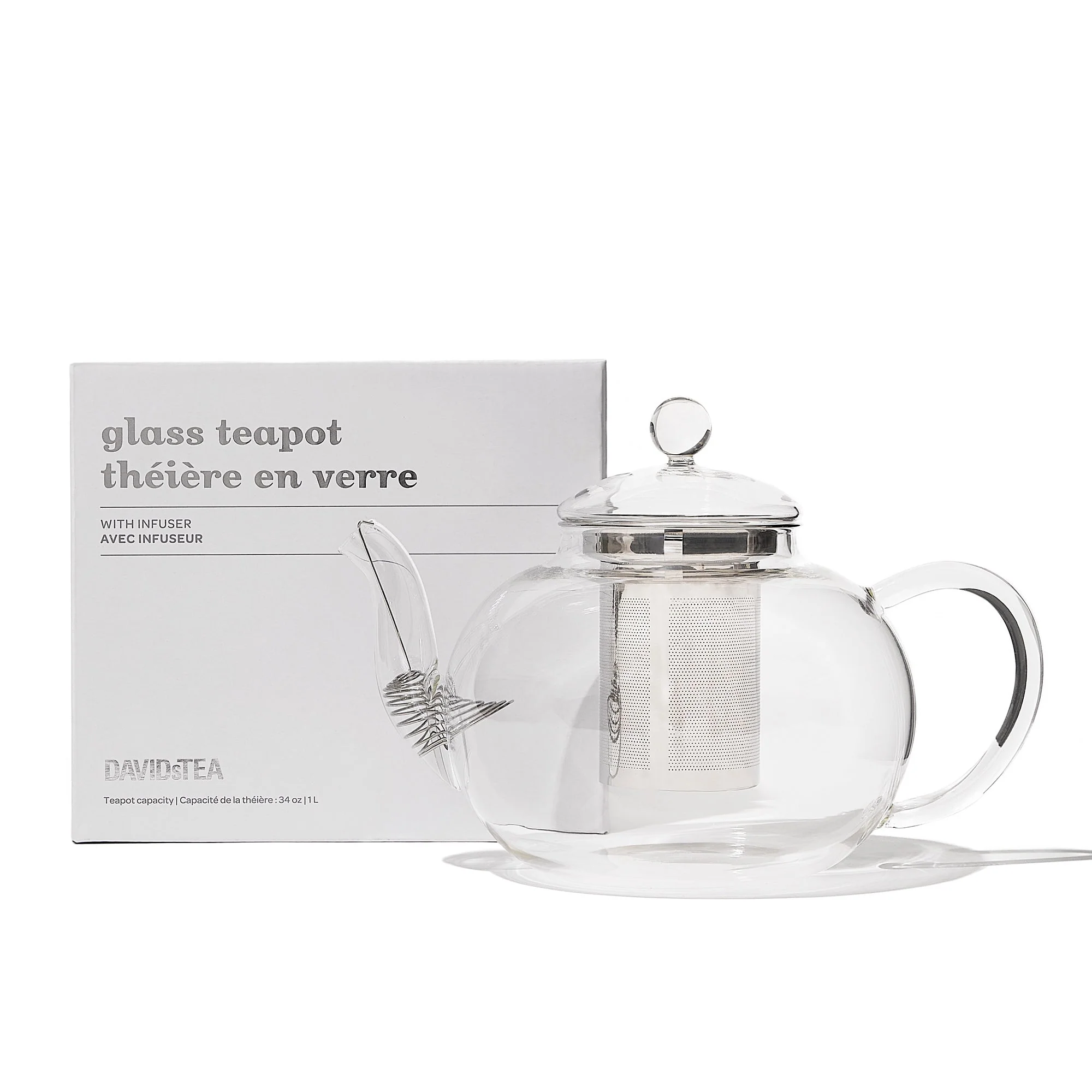 DAVIDsTEA Clear Glass Bubble Teapot — SKU SB-FB6799-C1BD19632516A4